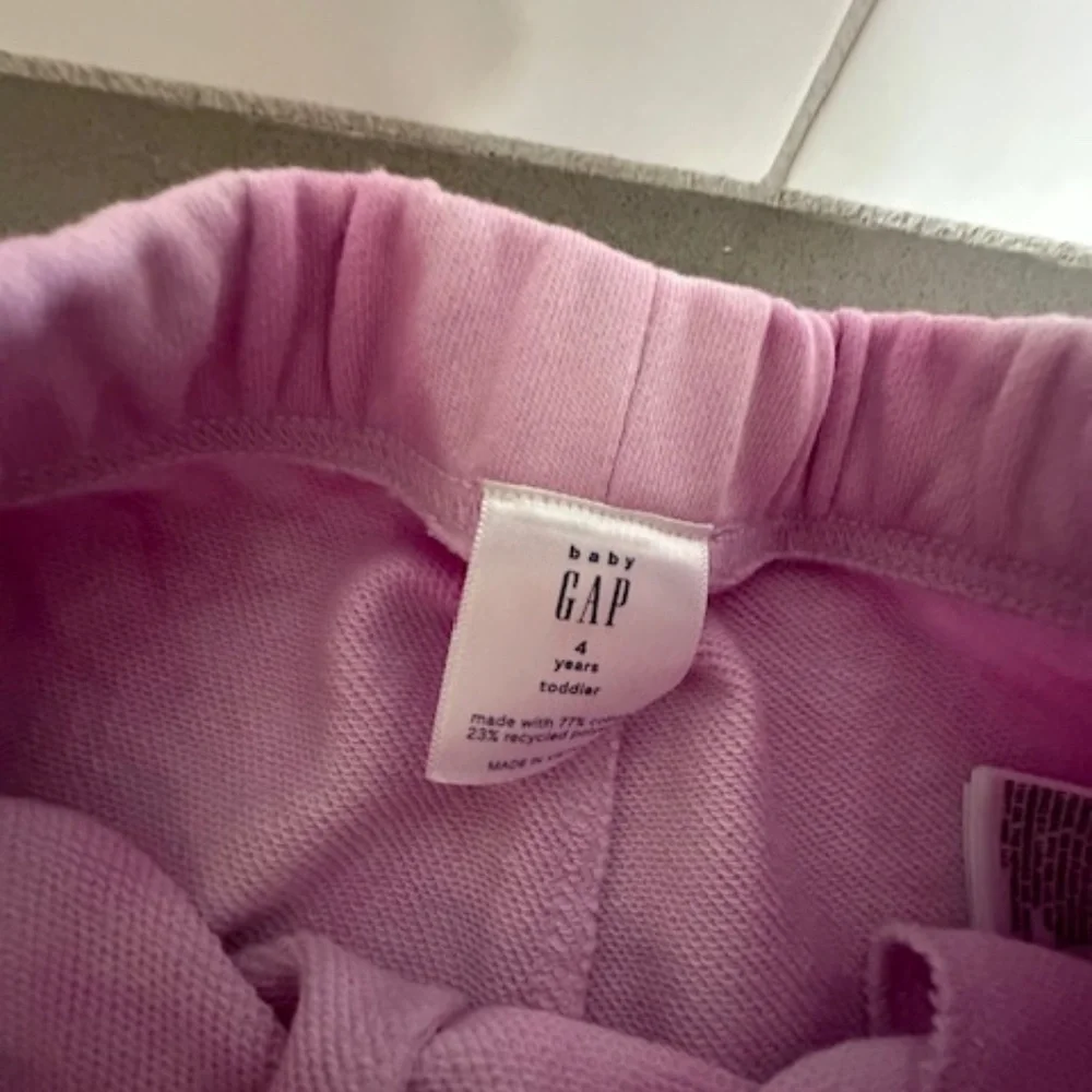 NWT- Gap 4T Softspun Tie-Dye Purple Joggers Toddler Cotton